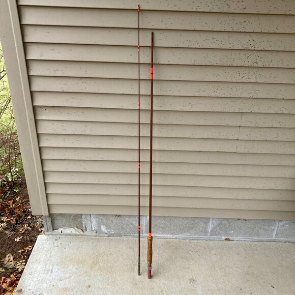 Vintage 8' 6" Sport King M/146 Fiberglass Fly Fishing Rod 2-piece - Picture 1 of 6
